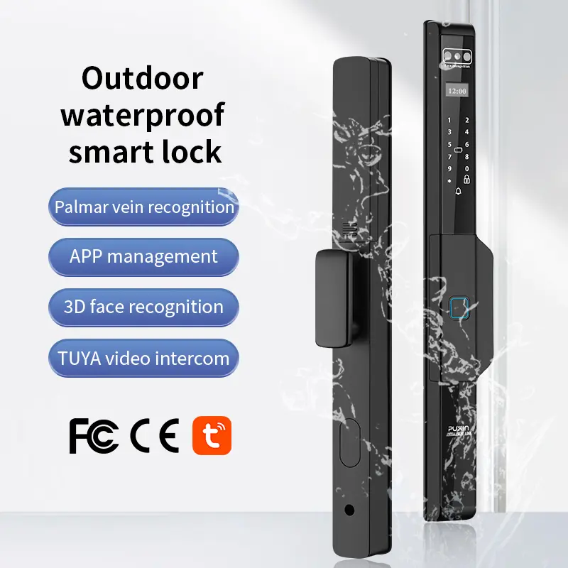 ఆధునిక స్మార్ట్ హోమ్ సెక్యూరిటీ కోసం అల్యూమినియం కీలెస్ డోర్ లాక్‌ని ఉత్తమ ఎంపికగా చేస్తుంది