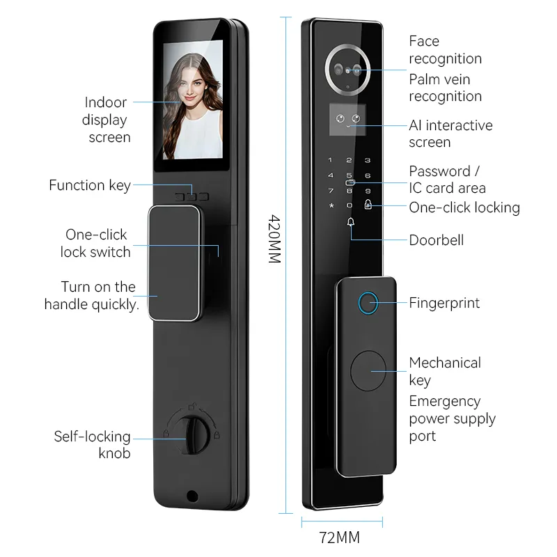 Aic618 Fully Automatic Ai Smart Lock
